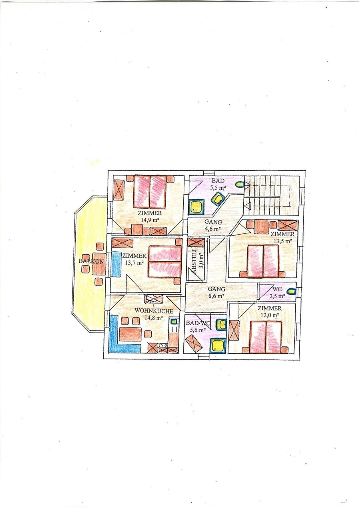 Apartament Haus Simone Neustift im Stubaital Zewnętrze zdjęcie