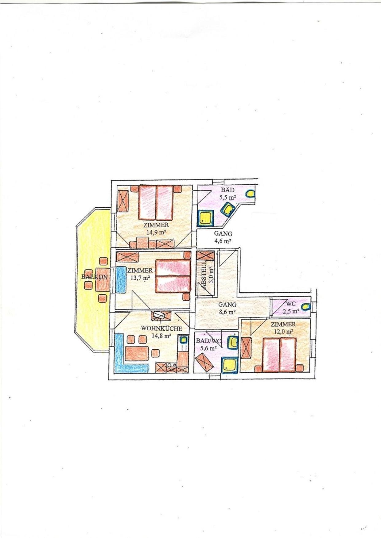 Apartament Haus Simone Neustift im Stubaital Zewnętrze zdjęcie